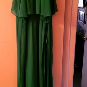 Elegant Green Women's pantsuit